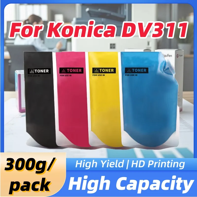 300 g/pc polvo de tóner Compatible con Konica Minolta Bizhub C220 C280 C360 C452 C552 C652 7722 7728 impresora
