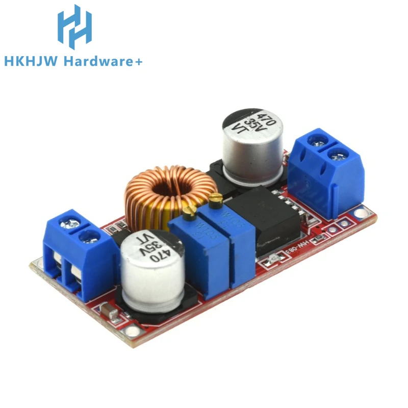 XL4015-módulo convertidor reductor de corriente de voltaje constante, DC-DC, 5V-32V a 0,8 V-30V, 5A, placa de cargador de batería de litio ajustable - imagen 4