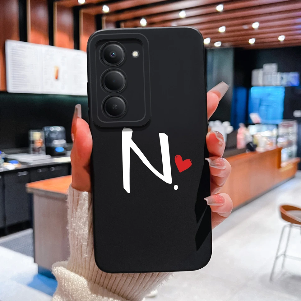 Para Redmi 15 4G 5G funda de teléfono estilo Simple letras suave cubierta protectora de silicona líquida para Redmi15 carcasa antideslizante Capa - imagen 3