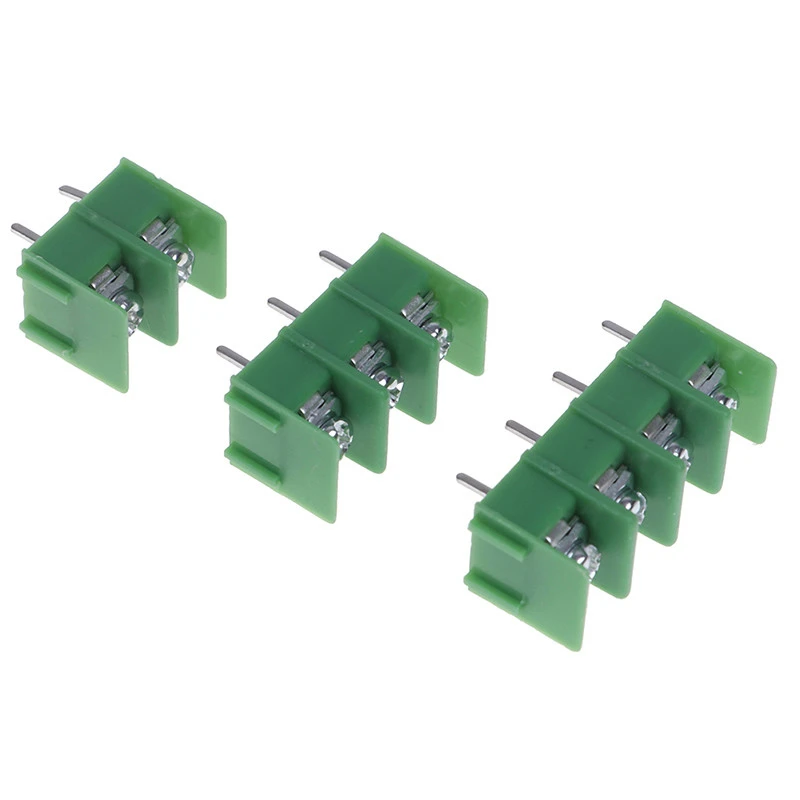5 unids/lote KF8500 8,5 MM 2P 3P 4P Terminal de conexión tipo valla Terminal PCB negro/verde - imagen 2