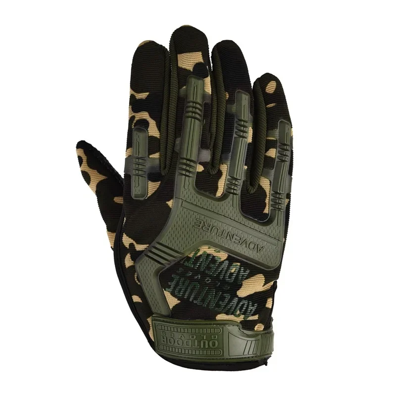 Guantes tácticos militares del ejército con pantalla táctil para hombres y mujeres, guantes de dedo completo para Paintball Airsoft, combate, motocicleta, nudillos duros - imagen 4