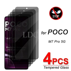 Película de vidrio antiespía Xiaomi POCO M7 Pro 5G Privacidad