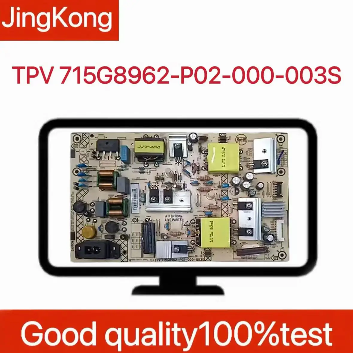 Placa de alimentación 715G8962-P02-000-003S, accesorios profesionales para TV, placa de alimentación TPV 715G8962-P02-000-003S, tarjeta de alimentación Original