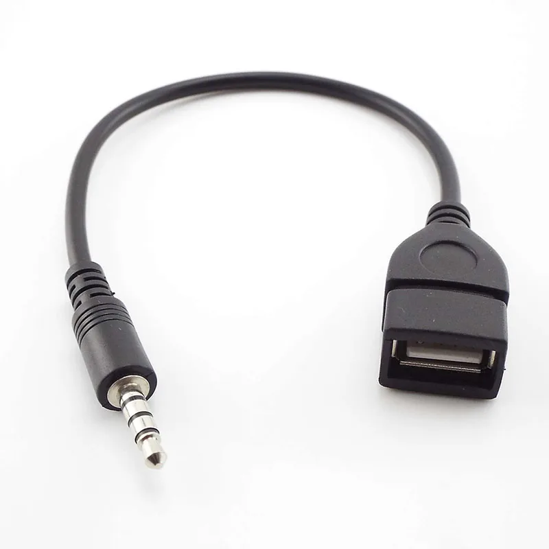 Adaptador de Cable de Audio para auriculares, convertidor macho de 3,5mm a USb hembra 3,5, para mp3, 4, teléfono y pc - imagen 3