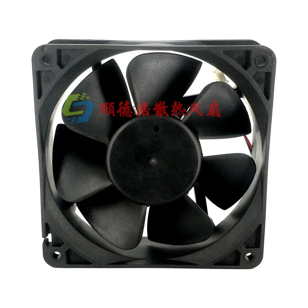 X.W-1238M24S Ventilador de enfriamiento del inversor DC 24V 0.3A 12038 12CM 120*120*38mm 2 cables - imagen 4