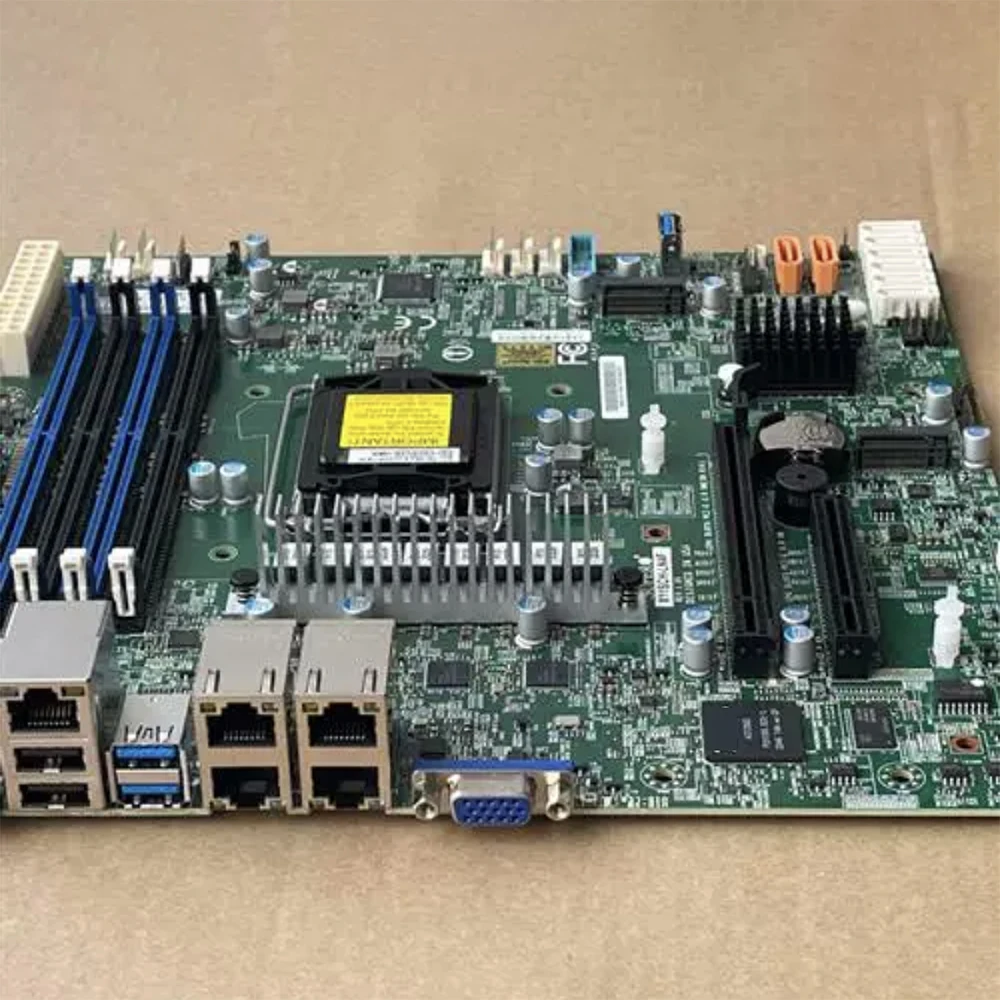 Servidor único E-2100 E-2200 C246 SATA3 (6 Gbps) LGA-1151 Placa base X11SCH-LN4F
