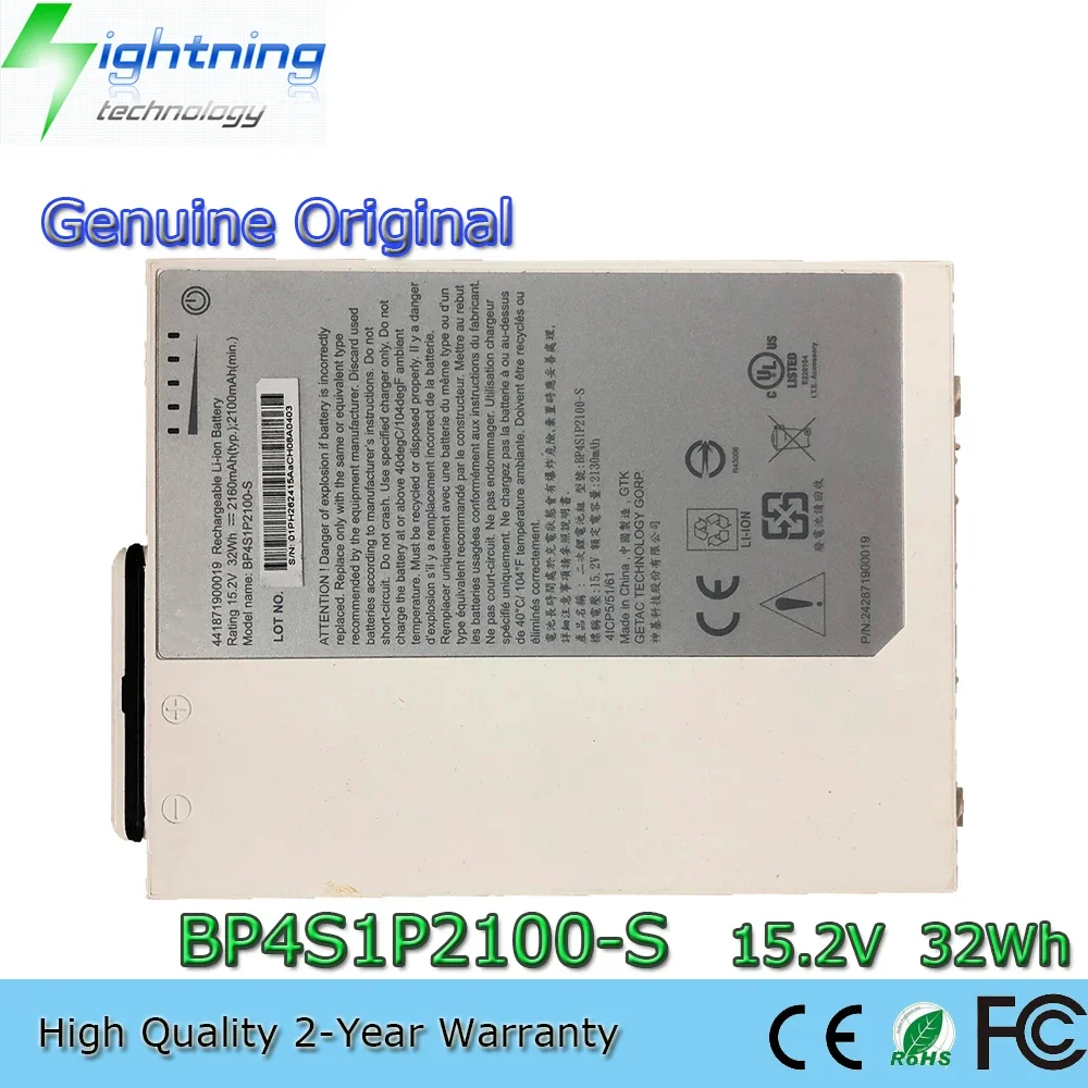 Nuevo Original y genuino BP4S1P2100-S 15,2 V 32Wh 2160mAh batería del ordenador portátil para Getac RX10 RX10H Tablet 441871900019 242871900019   etc.