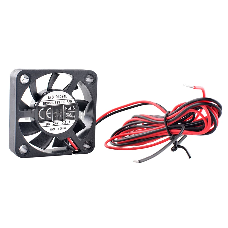 Micro ventilador de refrigeración de 2 pines EFS-04D24L para impresoras de inversores de potencia 4cm X 40mm 40x40x10mm DC24V 0.10A 8000rpm - imagen 5