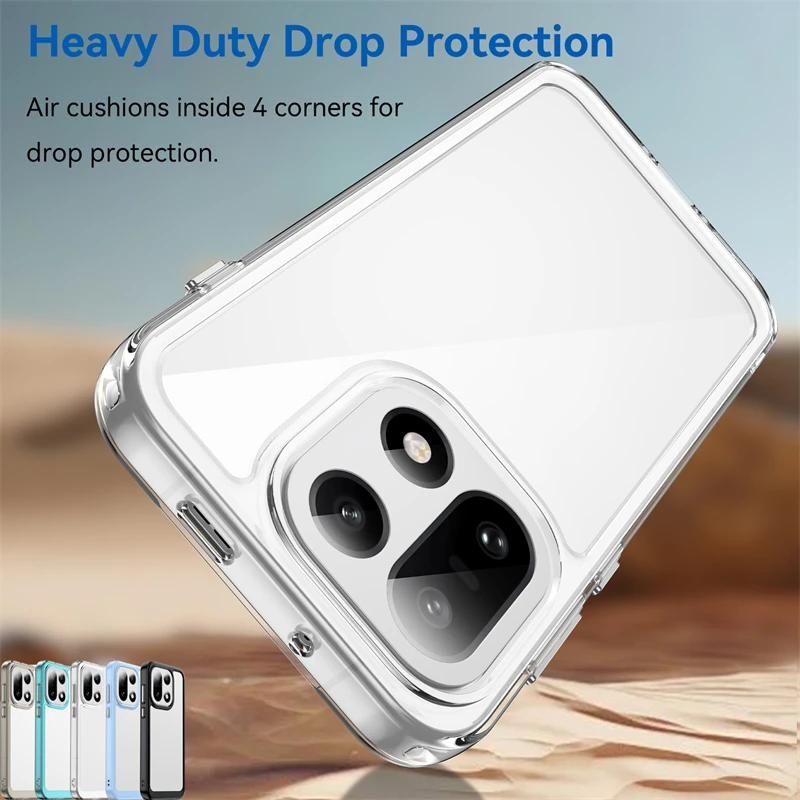 Para OnePlus 15 funda transparente de silicona de lujo transparente Protector de PC funda a prueba de golpes funda OnePlus 15 funda OnePlus 15