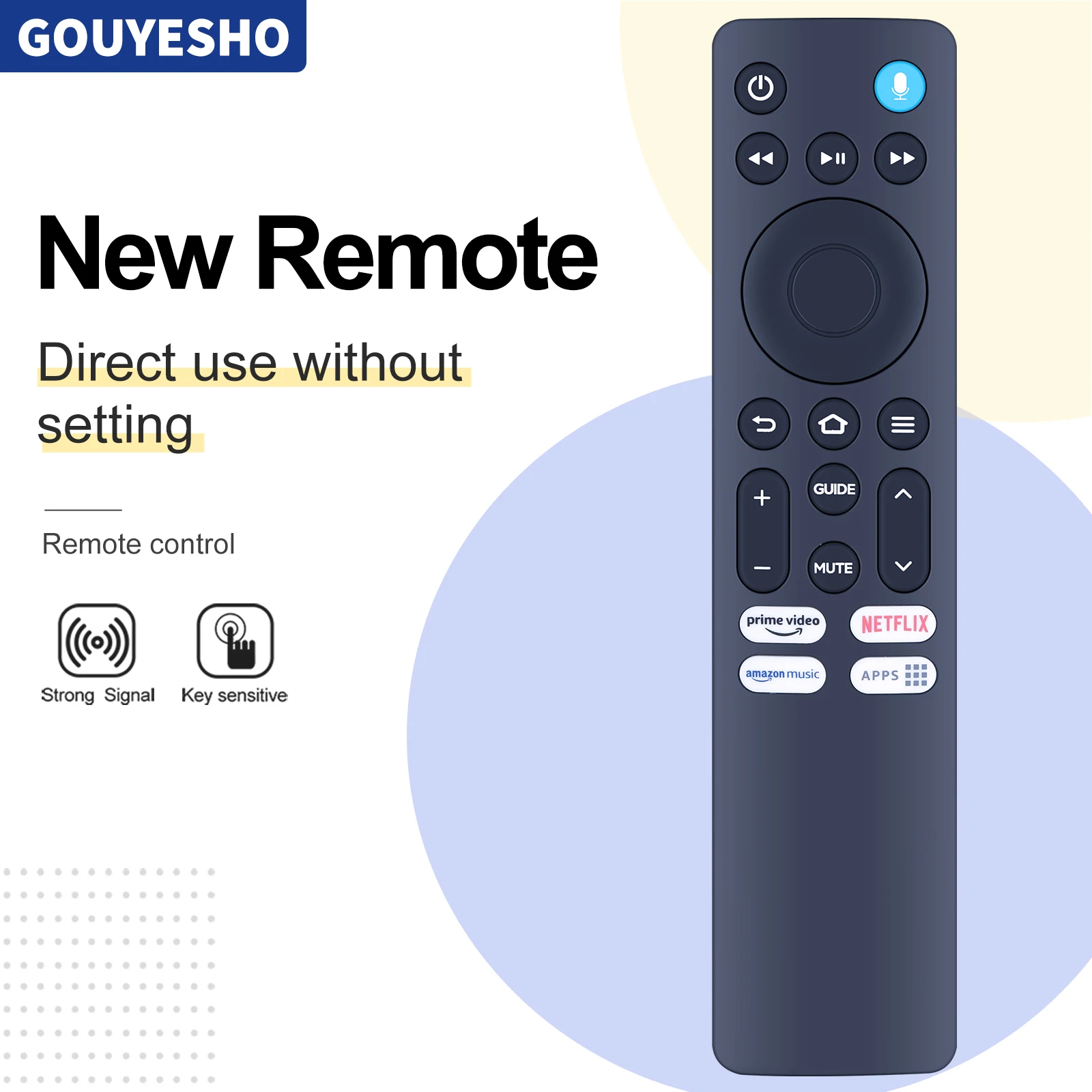 Nuevo Control remoto de voz XMRM-MY para Redmi Smart Fire TV