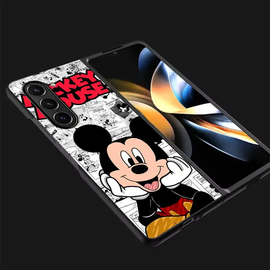 Funda para Samsung Galaxy ZFold3 ZFold5 ZFold4 ZFold7 Z Fold 7 6 5 4 3 ZFold6 funda trasera para teléfono Disney Mikey Minnie Mouse - imagen 4