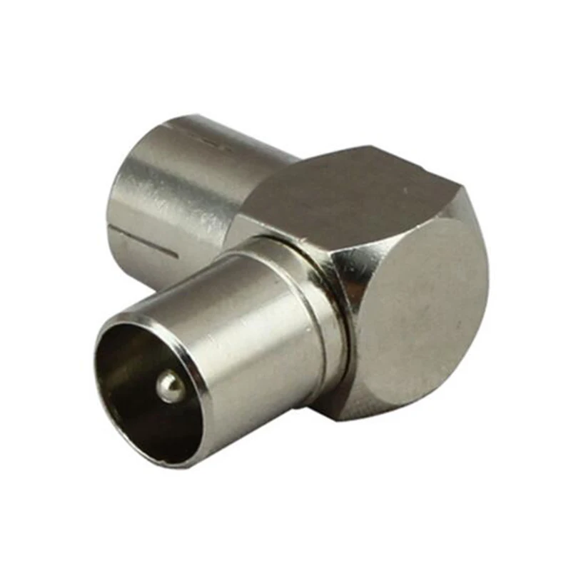 Adaptador RF de TV macho a hembra, convertidor decodificador de TV por Cable P616 de ángulo recto de 90 grados, 1 ud. - imagen 4