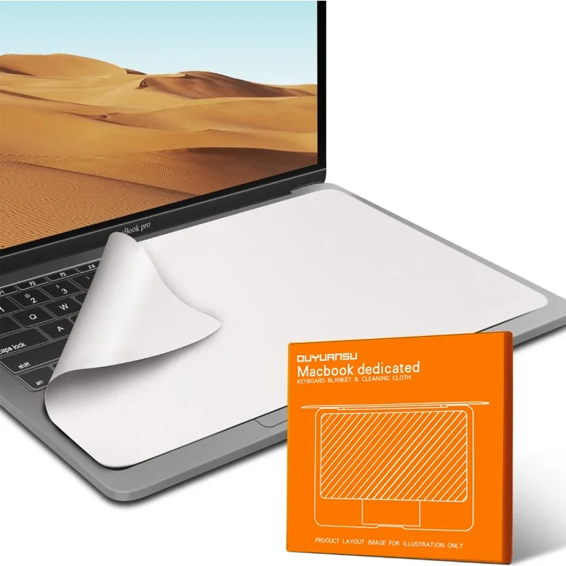 Funda Teclado Microfibra MacBook Pro – Antipolvo y Paño Limpieza