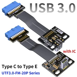 ADT Extensor USB-C Interno USB 3.0 Tipo E para Placa Base
