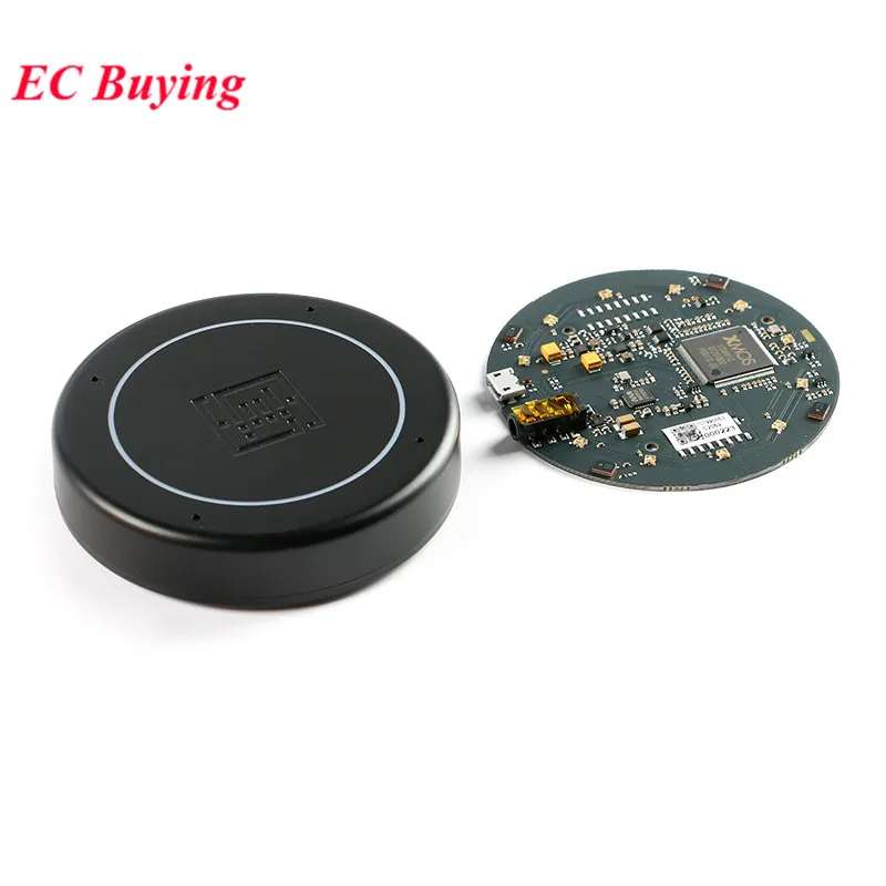 Seeed ReSpeaker-matriz de micrófono USB V2.0, 2 micrófonos de campo lejano, placa de desarrollo de reconocimiento de voz inteligente, acústica - imagen 4