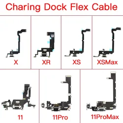 Cable Flex de Carga y Micrófono para iPhone X/XR/XS/11/Pro Max