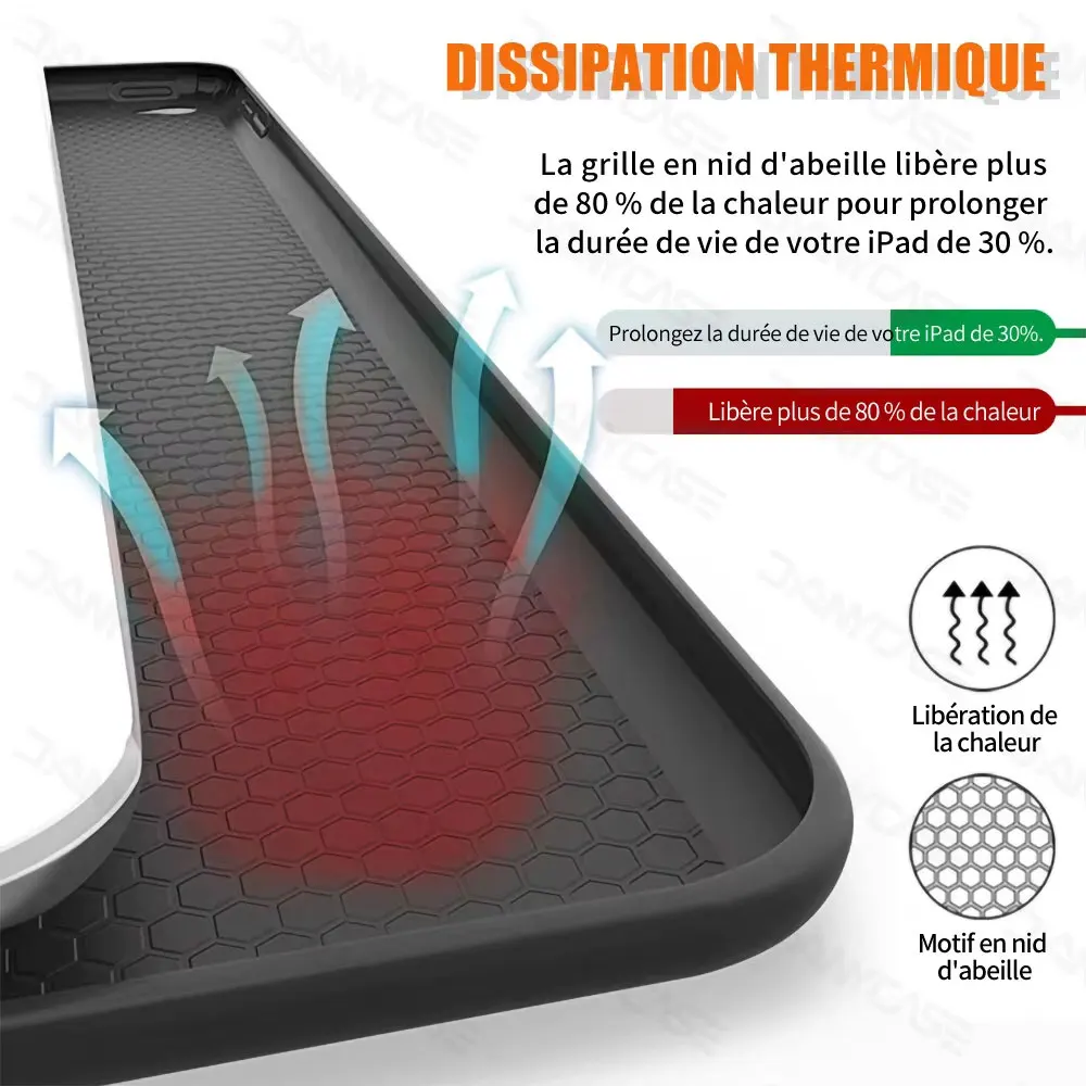 Para ipad funda de 10. a generación para iPad Air 6 M2 2024 11 pulgadas 13 pulgadas M4 Pro 11 12,9 Air 4 5 10,9 iPad 10,2 7 8 9th 9,7 mini 6 7 cubierta - imagen 4