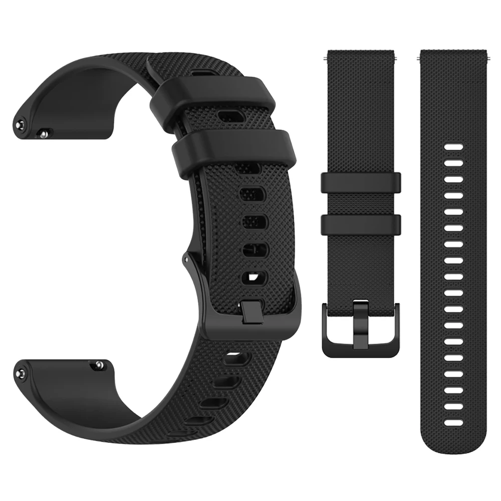 Correa deportiva de silicona de 20 a 22mm para Garmin Venu 4 45mm/Forerunner 165 265 570 bandas para pulsera Garmin Vivoactive 6 5 4/Venu 3 Sq2 - imagen 3