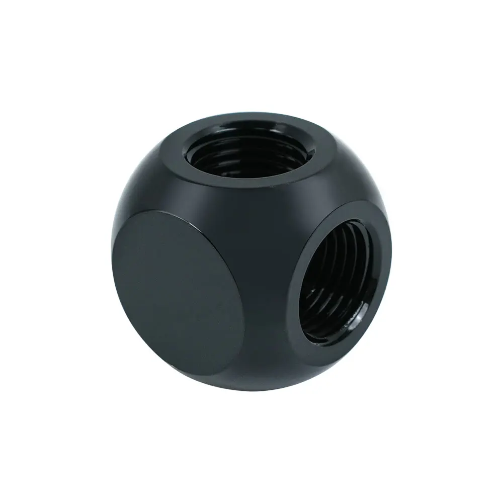 Liquidación de la marca CZ, refrigeración por agua de la caja de la computadora G1/4 "x4, accesorios de divisor cúbico de 4 vías, negro, blanco, dorado - imagen 4