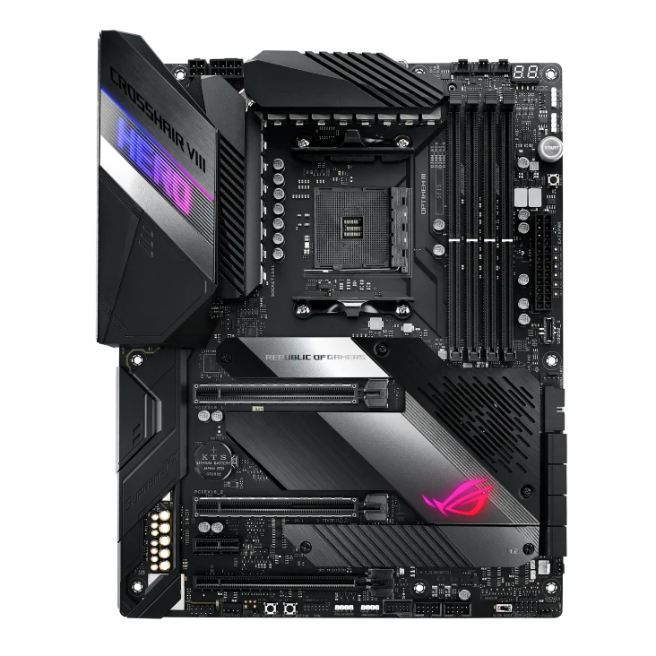 Placa base ROG CROSSHAIR VIII HERO AMD X570 AM4 compatible con Ryzen 9 5950X 5900X 7 5800X3D 7 5800X 5 5600X CPU DDR4 USB 3,2 M.2 ATX - imagen 2