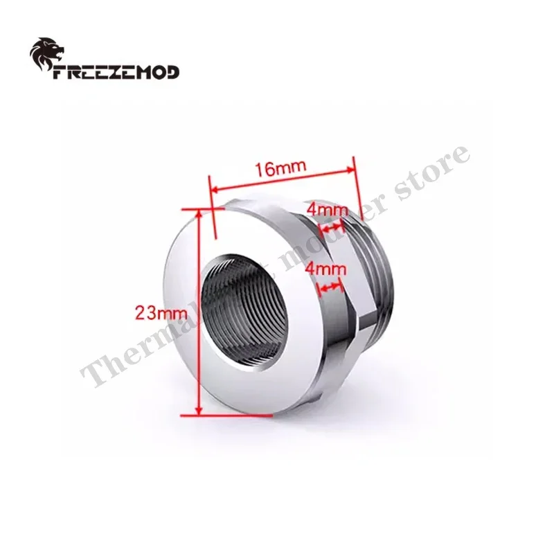 Conexión pasante Cubierta de puerto de llenado Aberturas Manguera Junta de enfriamiento por agua Tuerca hexagonal Agujero de 19-21 mm, G1/4 ''3 colores, HCBJT-V2 - imagen 2