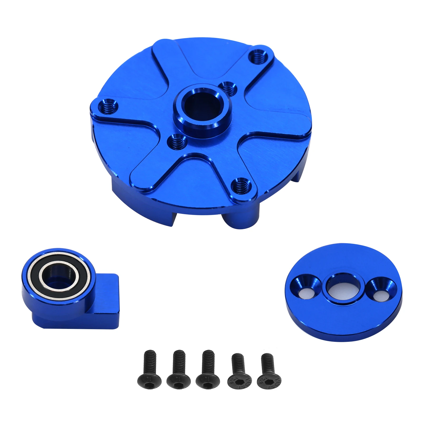 Kit de adaptador de engranaje recto de aleación de aluminio de repuesto, piezas de actualización para Traxxas x-maxx XRT 8S RC, accesorios de coche, azul oscuro, 1 Juego - imagen 3