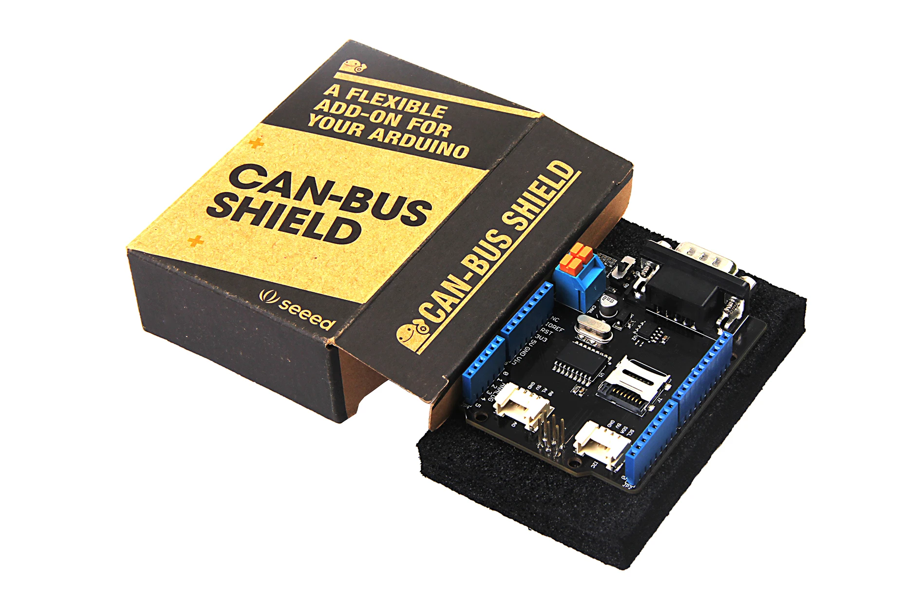 Seeed studio CAN-BUS Shield V2, controlador MCP2515 de alto rendimiento y transceptor MCP2551 - imagen 3