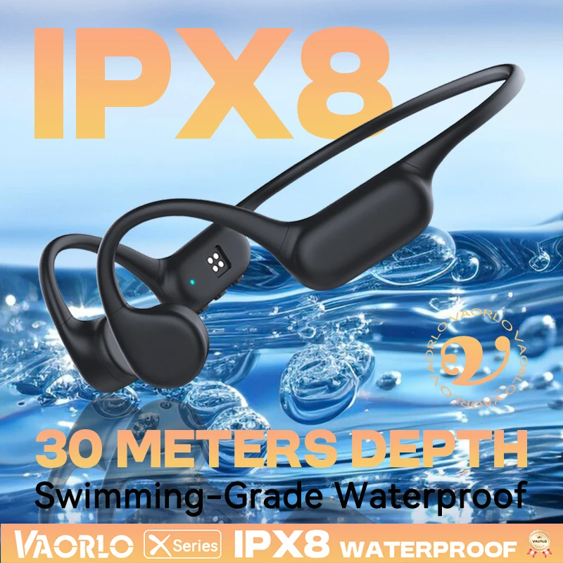 Auriculares inalámbricos de conducción ósea originales con Bluetooth 5.4, reproductor MP3 de 32 GB, IPX8, resistentes al agua, para natación, deportes, música HIFI, OpenSwim Pro2 para correr, ciclismo y fitness. - imagen 2