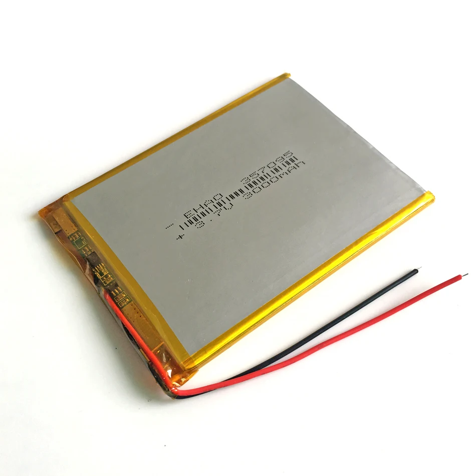 Batería recargable li-po para GPS, DVD, E-book, 7 ", 8", tableta PC, banco de energía, altavoz, cámara, 3,7 V, 3000mAh, 357095 - imagen 3