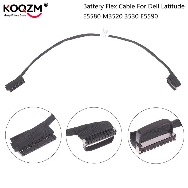 Cable flexible de batería para Dell E5580 M3520 3530 E5590 DC02002NY00 0968CF, pieza de reparación de línea de conector de batería de ordenador portátil