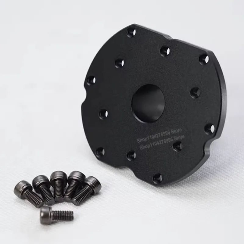 Simulador de carreras CNC aleación de aluminio proceso de anodización anillo adaptador Compatible QR2 para volante Fanatec 918 UHUB V1 - imagen 3