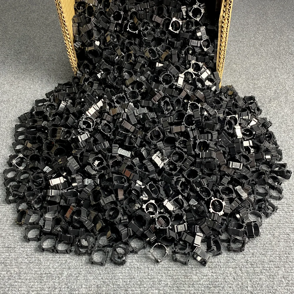 Caja de almacenamiento de batería, antivibración soporte cilíndrico de Seguridad, de plástico, 200/500/1200 piezas, 18650 - imagen 4