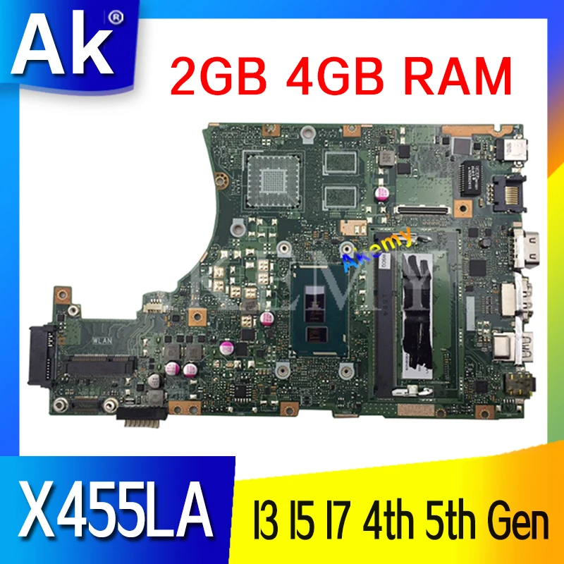 Para ASUS VivoBook X455LD X455LD X455LA X455V X455J X455LDR placa base para ordenador portátil 100% probado