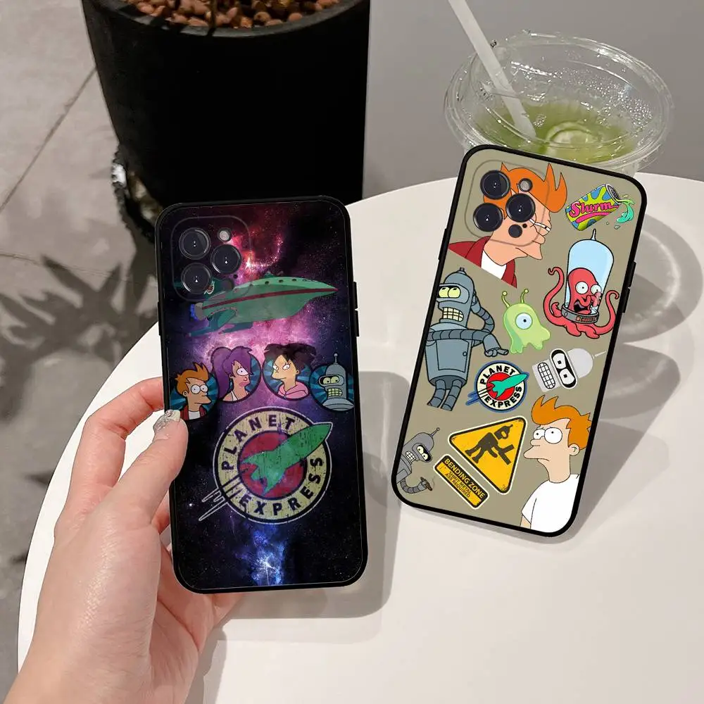 Funda de teléfono de ciencia ficción Sitcom futuramaes para IPhone 17 16 15 14 11 12 13 Mini Pro XS Max Plus Funda Shell - imagen 5