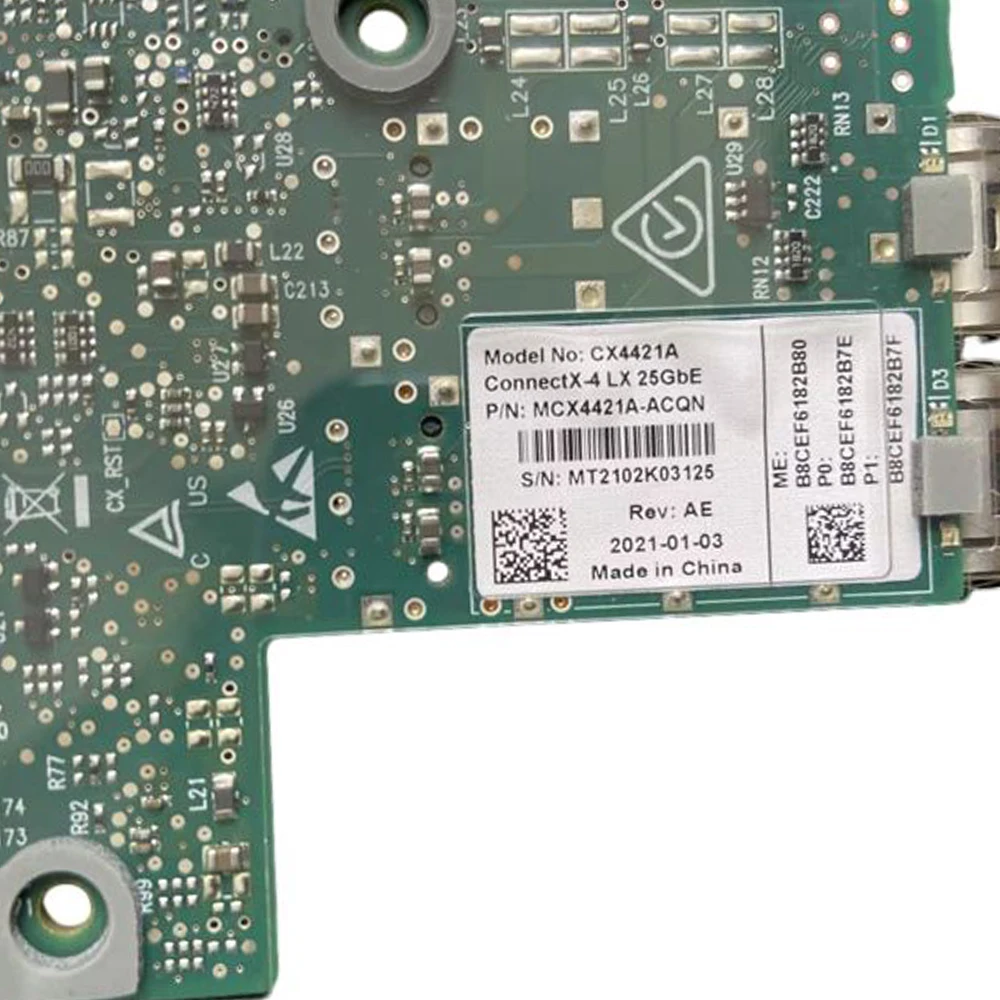 Tarjeta de red de fibra óptica Original CX4421A 25G interfaz OCP CX4421A OCP 2,0 SA5112M5 ConnectX-4 - imagen 3