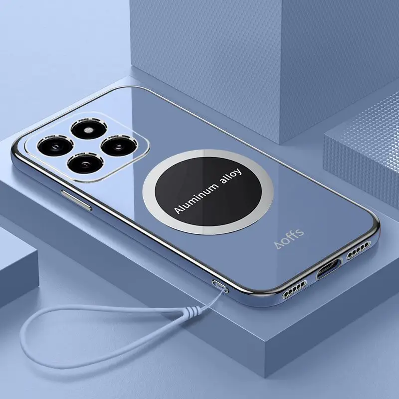 Funda magnética para Xiaomi Mi 14, 13, 12, 11 Pro, protección de carga inalámbrica, cubierta trasera para Mi 13T, 12T, 11T Pro