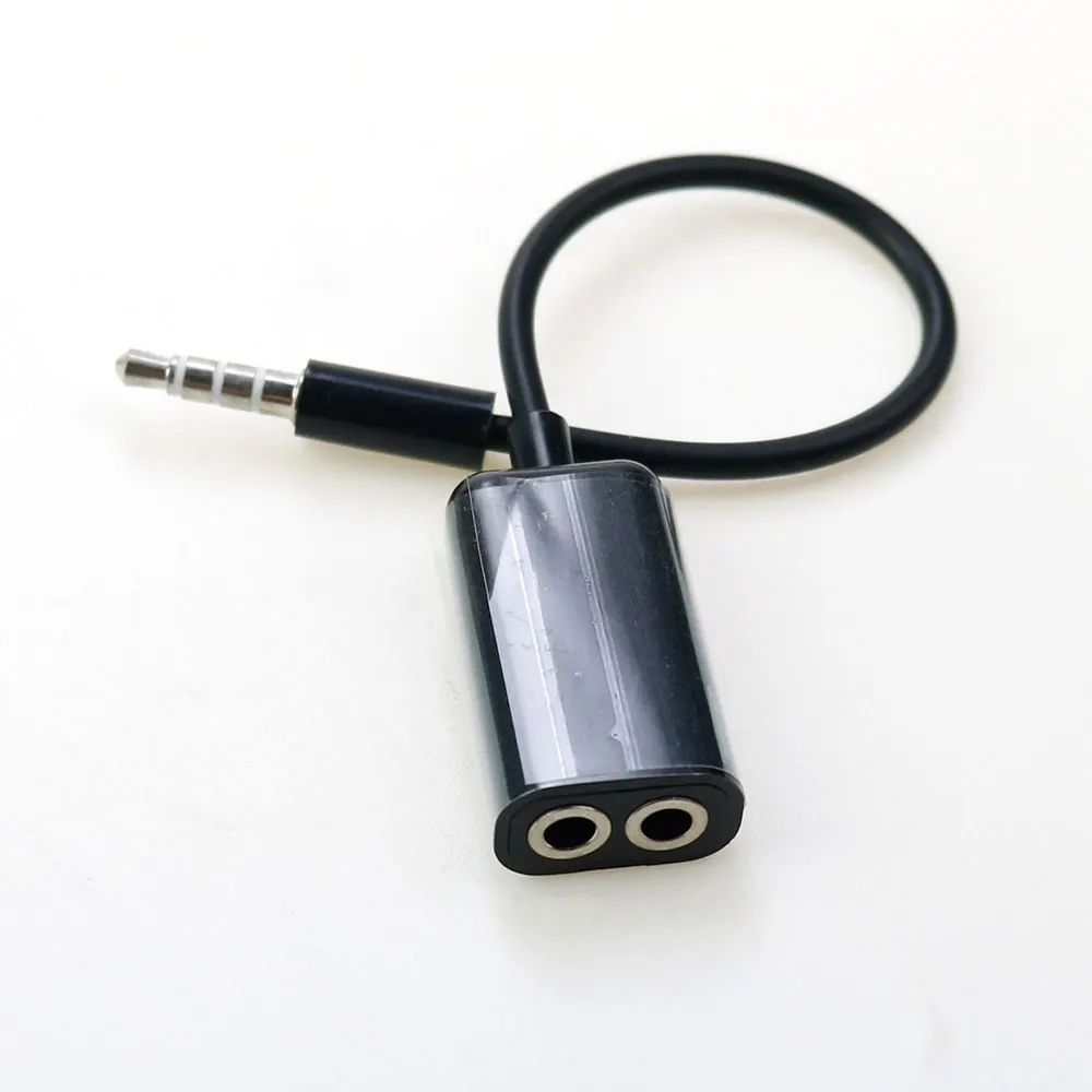 Cable divisor de auriculares para iPhone y iPod, conector dual de 3,5mm, 1 macho y 2 hembra, de alta calidad, 1 ud., nuevo - imagen 5