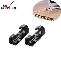 Organizador de Cables Escritorio con Clips y Manguera Flexible