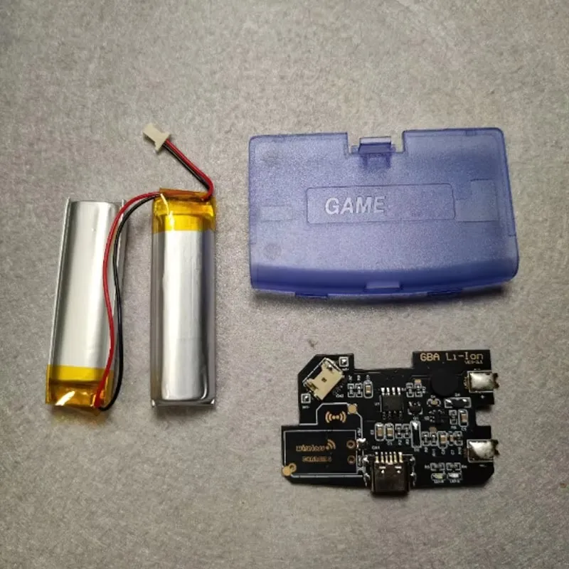 USB-C de batería de litio recargable para Nintendo Game Boy Advance GBA, 1800mAH, desmontable para usar - imagen 2
