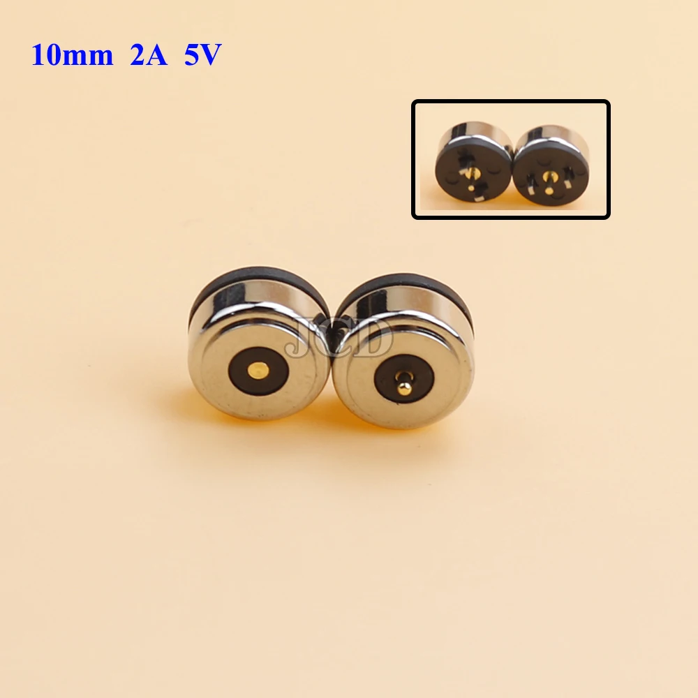 Conector Pin Pogo magnético con forma Circualr, 2, 3, 4, 5, 6 pines, sonda macho hembra, 5V, 12V, 2A, 10A, conectores de enchufe de carga de energía CC - imagen 2