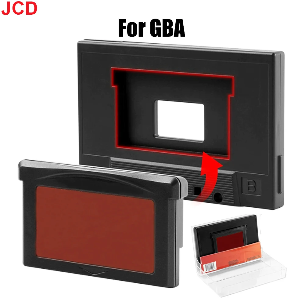 JCD, 1 unidad, caja de almacenamiento de casete GBA para Game Boy Advance, tarjetero de juego, caja protectora, funda protectora de colección