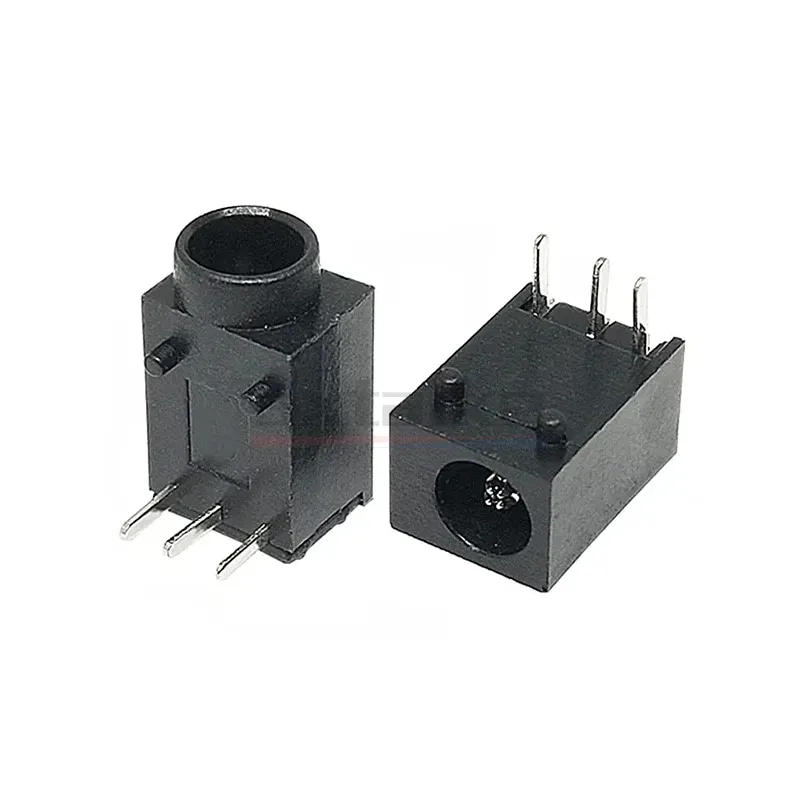 10 Uds DC-003 DC-003A 3,5x1,3mm conector de toma de corriente CC hembra enchufe de montaje en Panel de 3 pines DC003 DC003A 3,5*1,3 MM - imagen 2