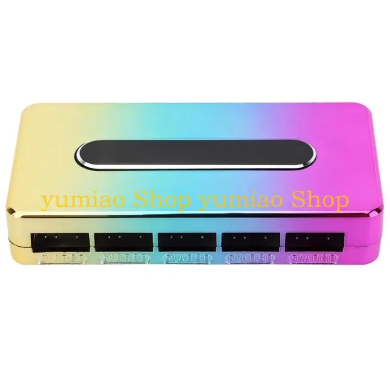 Controlador ventilador para PC 587B, 10 puertos, 3 pines, REV.A, 5 V, ARGB, concentrador iluminación, concentrador para - imagen 3