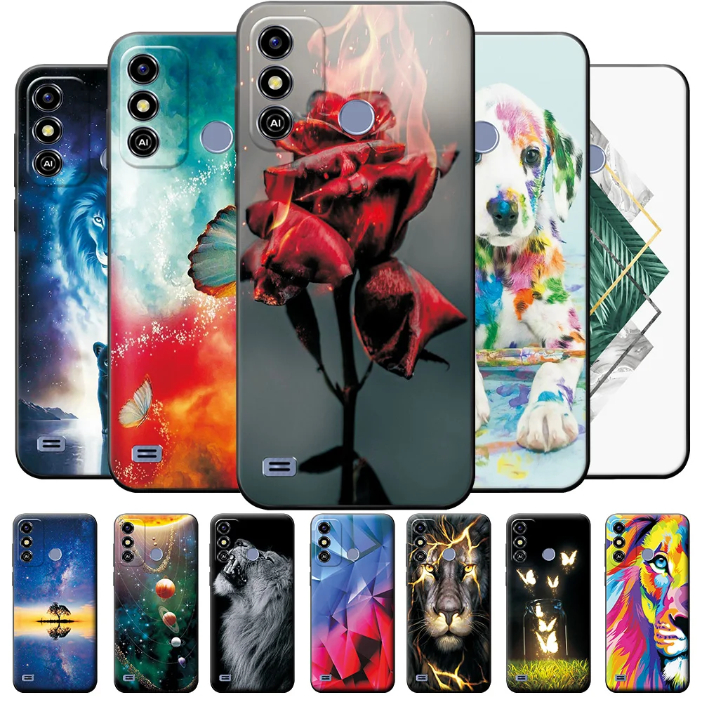 Funda de silicona con dibujos animados para ZTE Blade A53, carcasa bonita de animales para ZTE Blade A53, parachoques de TPU