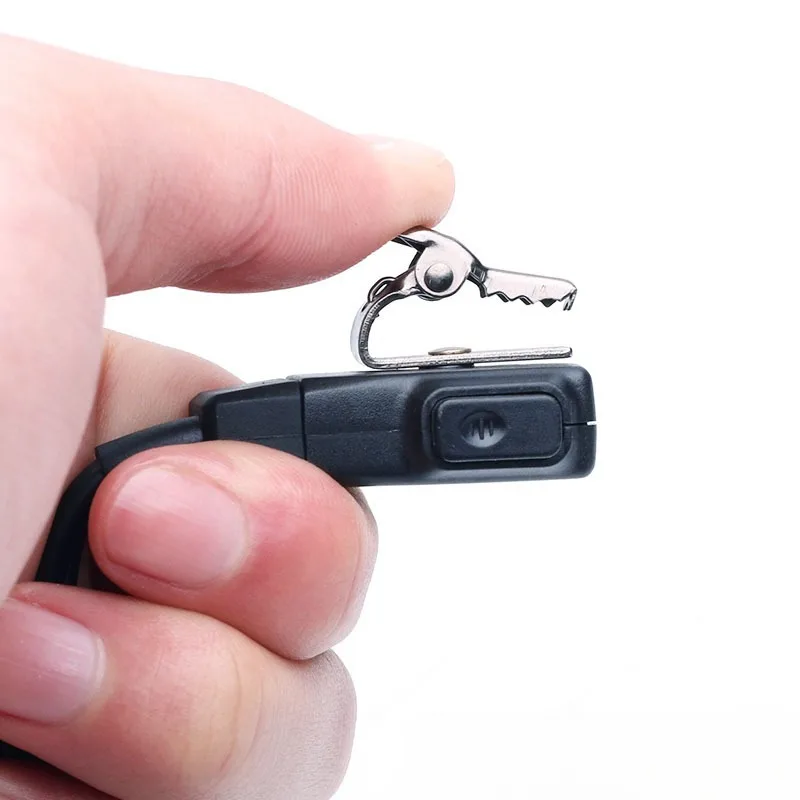 Auricular de 2 pines con micrófono PTT para Walkie Talkie ICOM IC-V8,IC-V85,IC-V82,IC-V80,IC-F3021,F3023,IC-T2A - imagen 4