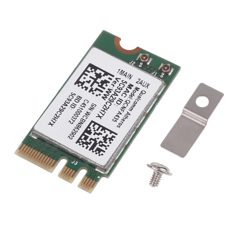 Tarjeta inalámbrica Atheros QCNFFA435, NFA435, Chip QCA9377, adaptador de red NGFF, 802.11AC, 2,4 Ghz/5Ghz, Bluetooth-compatible4.1