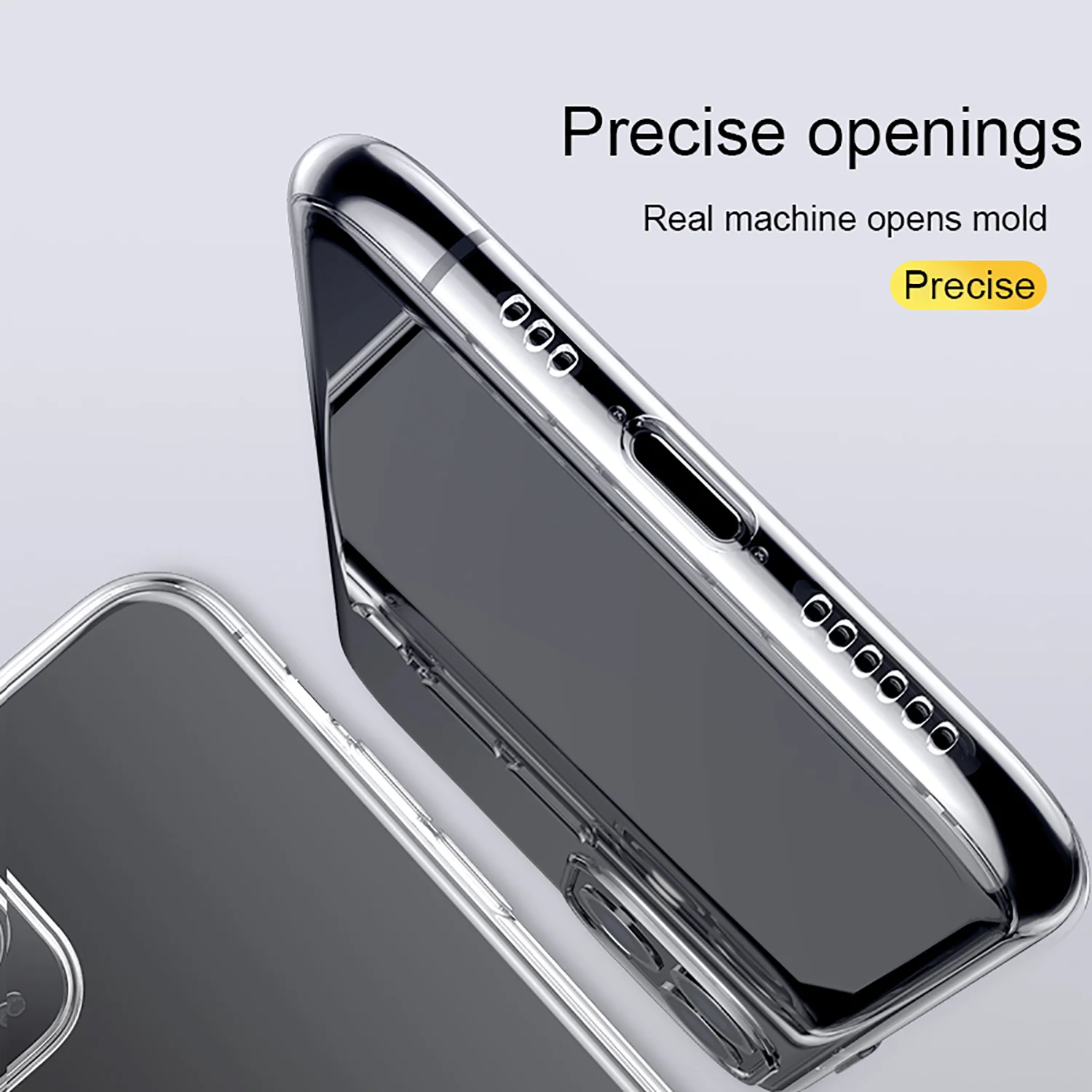 Funda transparente de TPU suave de silicona ultrafina para iphone 15 14 Plus 13 12 Mini 11 Pro Max XS XR 7 8 carcasa transparente a prueba de golpes capa - imagen 2