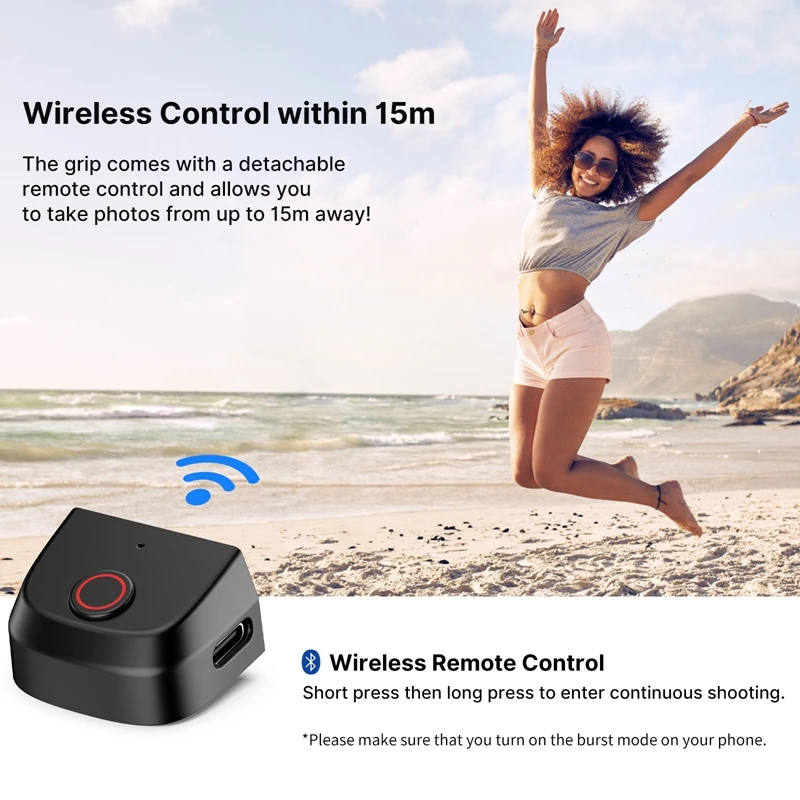 Ulanzi MA35 Mango Selfie Bluetooth con Shutter Magnético para Smartphone - imagen 3