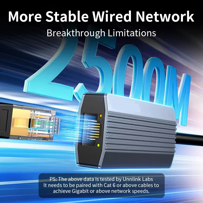 Adaptador Ethernet de 2500Mbps, USB 3,0 de 2,5G y tarjeta de red tipo C a Rj45 para ordenador portátil, servidor NAS, Windows, Mac, OS, Internet - imagen 5