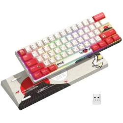 XVX M61 Lzakaya Teclado Mecánico Inalámbrico Japonés RGB Gateron Gamer